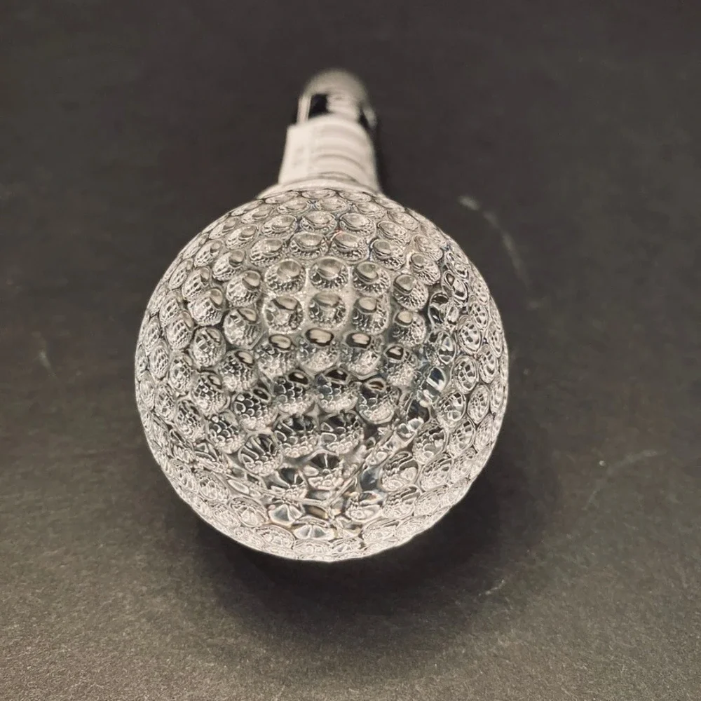 Mikasa Tee Time Lead Crystal Golf‎ Ball Bottle Stopper NEW Austria 4.5